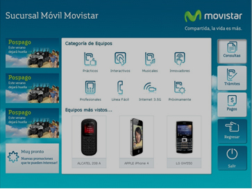 Touch Screen Sistema de Pagos – Movistar